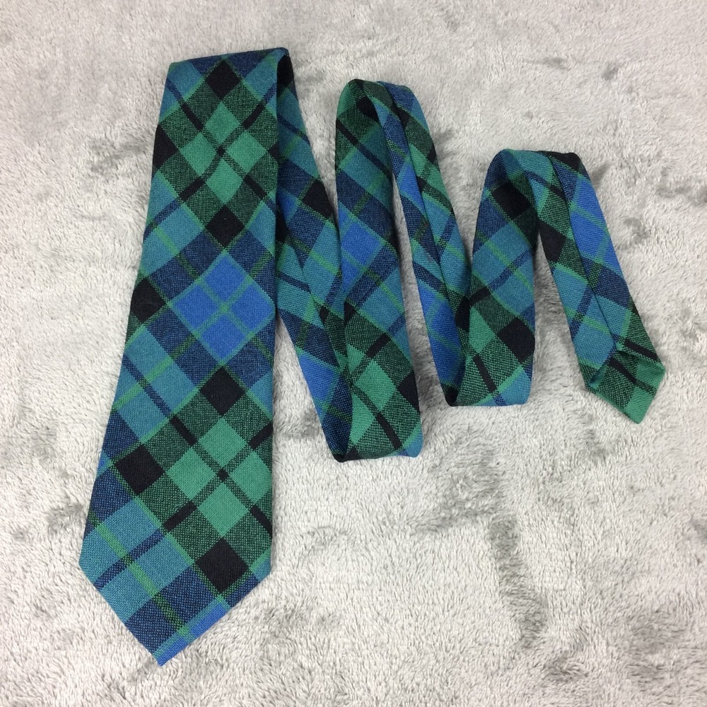 100% Wool Tie‎ Plaid Tartan Clan Mackay Made in Scotland